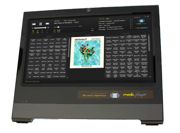 Präsentation des Musik Players der Gastro Media inkl. der Funktionen der Software.