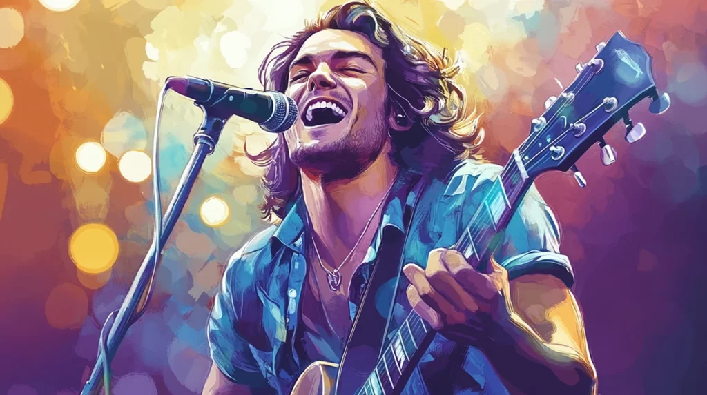 CMA Awards 2024: Illustration eines Sängers